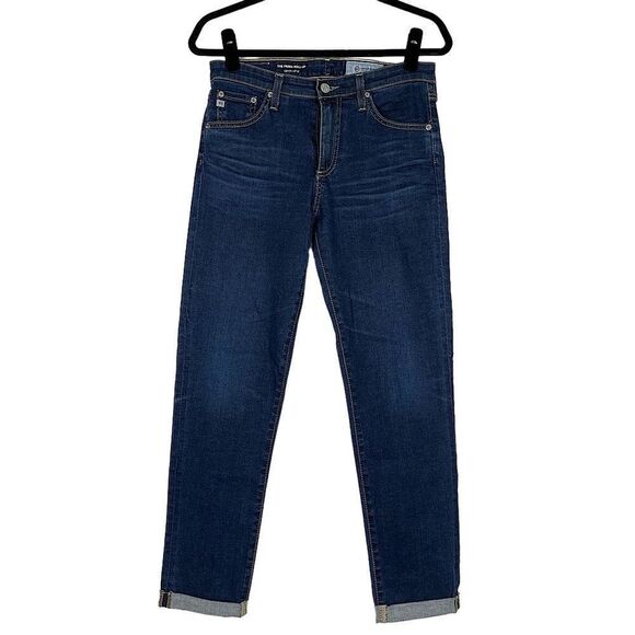AG Denim The Prima Roll-Up High Rise Cigarette Denim Jeans - Women’s 29R - Picture 1 of 11